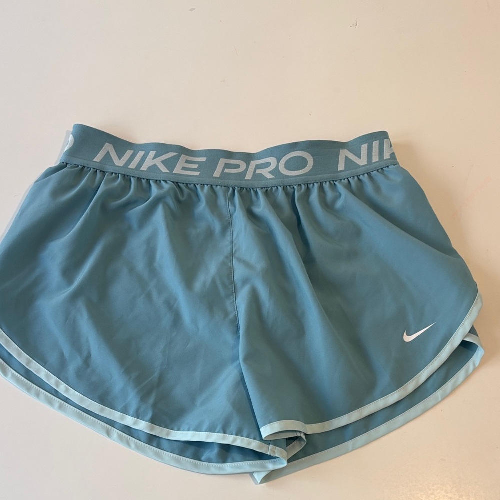 Nike Pro Women's Teal Athletic Shorts